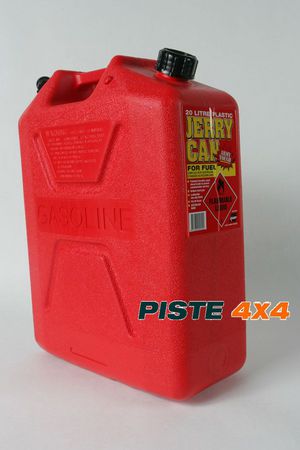 JERRICAN PLASTIQUE ROUGE POUR DIESEL