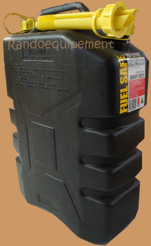 JERRICAN PLASTIQUE NOIR POUR DIESEL