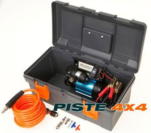 COMPRESSEUR 12V EN MALETTE AVEC MANO ET PRESSOSTAT CO35 (ARB)