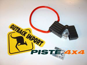 PORTE FUSIBLES + 2 FUSIBLES 80 AMPS