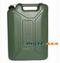 JERRICAN 20 LITRES PLASTIQUE ALIMENTAIRE VERT OLIVE